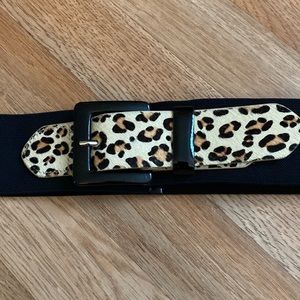 Animal Print Accent Belt